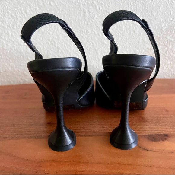 Black Pumps with Crystal Embellishments NWOT - Picture 3 of 3